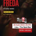 Gessica Généus Instagram – Projection exclusive du film *Freda* de Gessica Généus à Saint Marc le Dimanche *28 Aout* @*The Spot Bar*, à partir de *6h PM*. @the_spot_events @harry.luc @nissagesagetclub