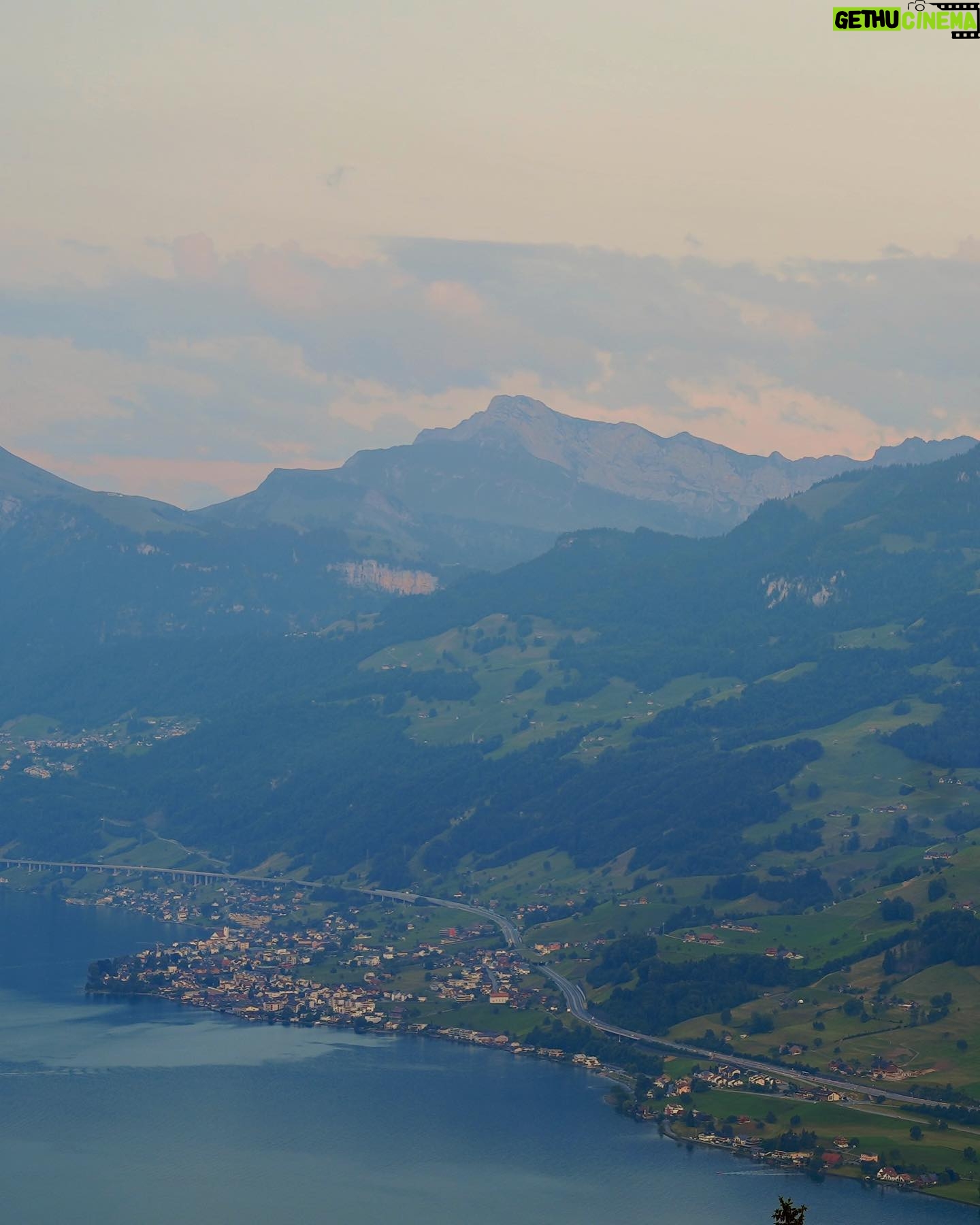 Gibi ASMR Instagram - I have always always wanted to go see a Swiss mountain and HERE WE ARE!!! I don’t have a tattoo here, but going to film ASMR on a mountain … 👀 Lucerne is so so so beautiful 😫