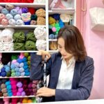 Gigi Lai Instagram - 趁小朋友學校放假帶她們去做鈎針編織 @happyyarn_kimbee 🧶🥰 別以為我化妝護膚專業就是手巧靈活，其實我做這些小手工非常笨手笨腳。今次第一次整，時常搞錯方向和鈎錯線，但還是成功整好人生第一個自己鈎的編織袋，好大滿足感。我覺得這個活動很好，既可以訓練腦筋靈活和專注力，發揮創意，又能令小朋友減少使用手機~是一個非常好的親子活動😁👍🏻 #gi_losophy #3小豬成長記 #handmade