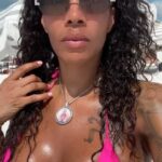 Gigi Maguire Instagram - This is how my pale ssa keeps golden glowing skin and tan lines all year long .. get into it!! ✨🏝️✨ It’s hella nice beaches in Florida.. I am NOT in Miami. #SunSandWater #WhiteSand #ClearWater #BeachBum #MsShowMeTheMoney #Gigi4Prez2024 GigiMaguire.com