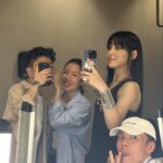 Gigi Yim Instagram - 耶！ 但是想講最後的廣角也太令人震驚了吧😱🤣 但算不算我的影相技術進步了？😂 Outfit: @ysl @_namilia_🖤 Hair: @ziggggie Makeup: @stephenmakeup Stylist: @135.fz