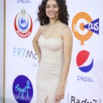 Gihan El Shamashergy Instagram - From yesterday’s red carpet for Abu Saddam at Cairo International Film Festival من العرض الأول للفيلم الجميل جداً 'أبو صدام' في مهرجان القاهرة السينمائي الدولي Thank you @shahiralasheen for this beautiful dress, and thank you @sarah_lasheen & ahmlasheen for all your help and support. I love you. Jewelry @gihan.elshamashergy.jewelry Photos by @ahmedraafat4 @cairofilms