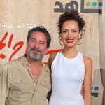 Gihan El Shamashergy Instagram - سفاح الجيزة ٢٥ أغسطس على شاهد @shahid.vod Stylist: @kariemfadl Dress: @lablancaegypt Jewelry: @gihan.elshamashergy.jewelry MUA: @habiba_azkoul11 Hair: @thecurlystudio @doaathecurlystudio Clutch: @sheclutches Shoes: @viamilano_egy