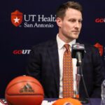 Gimena Gómez Instagram – •| What a weekend! For almost 5 years I’ve seen my now fiancée working hard every day to accomplish his goals. He has taught me perseverance, resistance and resilience as well as many other things. He is not only the new @utsambb head coach now, but also my life coach, too. Thank you so much to the people of San Antonio for the warm welcome! We are so blessed to be a part of this community!
Go Runners! 🤙🏻 |•
.
.
.
#roadrunners #utsambb #utsaconference #sanantonio #coachclaunch