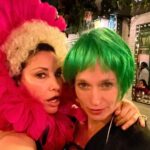 Gina Gershon Instagram - Im a bit behind in my Gemini Celebrations… so heres to @digitalbloom - weve had so many moments in black and white or color and I cherish them all Happy Birthday you wild, wonderful, brilliant , talented bad ass Mama and Woman , You…… heres to mannnny more. 💃💃💃💃💃💃💃💃💃💃💃💃❤️❤️❤️🌹🌹🥂#happybirthday #gemini #geminiseason