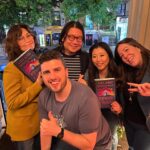 Gina Gershon Instagram - Congratulations to my friend Kevin Kwan for his new book Lies and Weddings!!! such a fun night ! Can’t wait to read !!! @kevinkwanbooks #liesandweddings 👏👏👏✨❤️👏👏