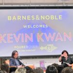 Gina Gershon Instagram - Congratulations to my friend Kevin Kwan for his new book Lies and Weddings!!! such a fun night ! Can’t wait to read !!! @kevinkwanbooks #liesandweddings 👏👏👏✨❤️👏👏
