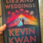 Gina Gershon Instagram - Congratulations to my friend Kevin Kwan for his new book Lies and Weddings!!! such a fun night ! Can’t wait to read !!! @kevinkwanbooks #liesandweddings 👏👏👏✨❤️👏👏