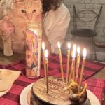 Gina Gershon Instagram - Louie’s Birthday Weekend. Thanks to all of his friends and family who Love and celebrate him. #lordlouie #7