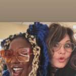 Gina Gershon Instagram - Since it’s Friday…. A little recap frim the other night. Not the best photos but its me and Joni- had to do it. Congrats to @eltonjohn and @bernietaupinofficial for their Library of Congress for Popular Song Honor. Great night of music🎼🎹🎤 Heres my fabulous girls @officialannielennox @brandicarlile @sistastrings ✨✨✨✨✨👏👏👏👏👏❤️❤️