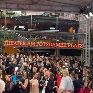 Gina Stiebitz Instagram - What a night! Thank you for having me once again @filmpreis & congratulations to all the winners 🌹