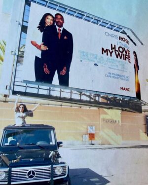Gina Torres Instagram - Here’s a “reel” Throwback Thursday #tbt memory…. 17 YEARS!? How? 😱. For me, this movie represents an actors journey in so many ways.  1) I wasn’t their first choice.  To be honest, probably not their 2nd or 3rd or 4th.  2) I had primarily done TV shows. And not a lot of leading lady roles at that. So my expectations for booking this were super low.  3) I was 38 and had started to quietly put away my teenage and 20something dreams of what I thought success would look like. And had decided to just be happy with my life. I was a working an actor. That in and of itself was a huge accomplishment.
And so I understood that part of my job as an actor, is to show up where work is to be had and try to beat the odds. And that’s what I did. I even auditioned for the part that the luminous @kerrywashington eventually played, because Chris wasn’t sure where to put me. And then I got the call. “We will NOT be moving forward with Gina” 😩😢
Weeks went by. A friend of mine went in to audition and told me my picture was still up on the wall. How odd. 🤔
A few days later, came the call that they had reconsidered and offered me the part! 🙏🏽🤗
Later that year I became pregnant and booked a television show that shot on the Fox Studios lot. While shooting, promotion began for #IThinkILoveMyWife 
As I approached the lot my jaw dropped. There we were, Chris, Kerry and I on the biggest billboard I had ever seen. 👀😳😂
I fulfilled my commitment to myself, and then I let go and let God and left room for magic (that came in the form of a beautiful daughter)⭐️❤️✨
Thank you Chris Rock for trusting me to be your wife…eventually ☺️ They even put Chris & I on the soundtrack 🤣. https://youtu.be/hHgYOz3QS3k?si=eHi3KfBWmRILVaFB  Did y’all see it??? Post & tell me your favorite part of the movie… then go tell #chrisrock & #kerrywashington Happy Anniversary 😁  Remember to ALWAYS
#ShowUp  #CommitToWhatYouLove  ya never know 😊