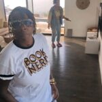 Gina Yashere Instagram - YOU KNOW WHAT DAY IT IS! OO IS IT??? GIMME THE ARTIST!! GIMME THE YEAR!! Then tag her 😉 #choonsontuesdays #choonsontuesday #noshazam #under30sdontevenbother #thisaintyourgame BEFORE YOU ASK: Glasses custom from @gel_p_s Leggings Devil Amazon Tee random prezzie from the Ninja 🤣