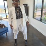 Gina Yashere Instagram - Design on a budget 🤣 Threw this outfit together for the #essenceblackwomeninhollywood Lunch today, repping @bobheartsabishola Not into designer stuff, coz I never got into spending $500 on a tee, prefer to find eclectic bits & have my own stuff made, that's just as cool. I also don't enjoy going to fancy events, 1- coz I feel self conscious amongst all these big name celebs & 2-I hate red carpets, & again self consciousness & imposter syndrome. But I will find someone fun there that I know & will have a blast I'm sure, although I always dread going. WISH ME LUCK & watch the stories 😜 Jacket & shirt @zara via my personal bits finder @dbrownnyc Pants from a Bulgarian woman on @etsy Glasses @gimme_props_eyewear Boots from a boutique somewhere in Canada when I was on tour there 12 years ago Hair by @kgsuperstar & @locsbylokelo Face beatage @makingfaceskeesh