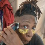 Gina Yashere Instagram - I've had no time to get to my barber @kgsuperstar, as I'm back in the writers' room for @bobheartsabishola. YES! Thank you @wgawest! & all my picket buddies. WE WON THAT SHIT! Now we gotta have scripts ready for when the actors win, so we can get everyone back to work. All this to say, I'm cutting my own hair for my show tomorrow in DC at @kennedycenter with @dnice, and my book signing at @octavias_bookshelf on Saturday 6pm in Altadena, my home town! Come hang, & laugh at my bad fade 🤣 DON'T ASK ME SHIT!! ginayashere.com for deets Eye patches from @boldenusa #buyblack