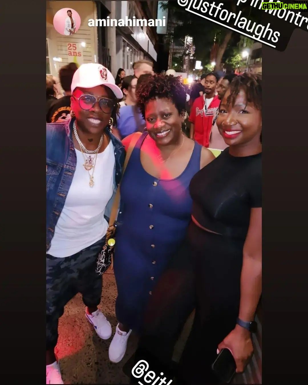 Gina Yashere Instagram - Montreal! I came, I conquered, I partied like I wasn't a stiff kneed old woman, & I left! Thanx to all of you who came out to see me on the Brit(ish) show, & my 2 #thewomankingofcomedy nights. I'd almost forgotten how much I love this artform of Stand up. Only 3 more dates of this whirlwind tour! TORONTO PORTLAND LOS ANGELES GET YOUR TICKETS! DON'T ASK ME SHIT!! GINAYASHERE.COM FOR DEETS #thewomankingofcomedy