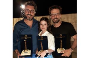 Ginevra Francesconi Instagram - Che belle le sorprese… grazie @magnagraeciafilmfestival @alessandrogrande__  @francesco_montanari_official #Regina 🤍
