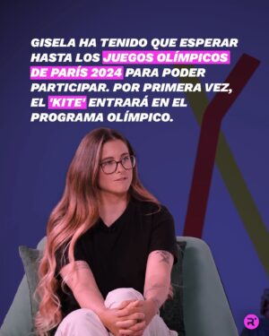 Gisela Pulido Instagram - 💙 La mejor prohibición de su vida.

Gisela Pulido será la primera representante española de la historia en Fórmula ‘kite’ en los Juegos Olímpicos de París 2024. 

📌 Una modalidad que se estrenará por primera vez.

Después de años de lucha, podrá cumplir su sueño olímpico con la cabeza bien alta.

🤝 @miravia 

#cabezabienalta