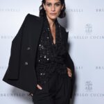 Giulia Bevilacqua Instagram - Sempre una gioia venirvi a trovare @brunellocucinelli_brand @carolinacucinelli @camillacucinelli 🤍 H&m @simonebelliagency @chiaragattellaro @jonathancrema