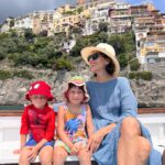 Giulia Bevilacqua Instagram - Tra le mie cose preferite: Mangiare (da Adolfo ancora meglio) in compagnia dei miei supereroi preferiti. @clavelnic ❤️ @daadolfopositano