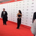 Gizem Emre Instagram – Yesterday at @deutscher_filmball with @constantinfilm 🤍✨ @chantalfilm #ChantalImMaerchenland