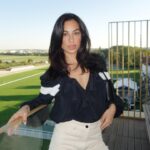 Gizem Emre Instagram - At the Races with @longchamp in Paris. Can’t wait for the next rendezvous #LongchampBoxTrot #ad