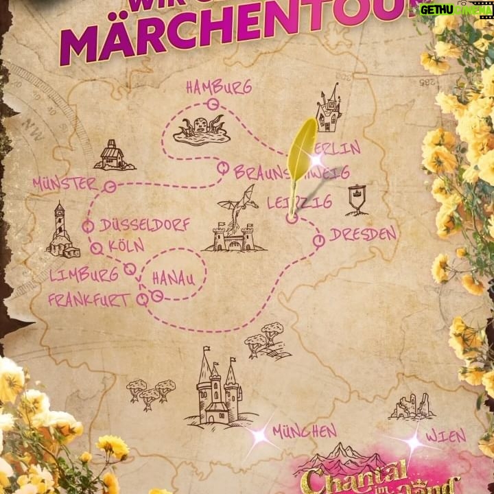 Gizem Emre Instagram - CHANTAL KOMMT AUCH IN DEIN MÄRCHENLAND! Wir gehen auf Kinotour! @jellahaase , @gizem_xe , @maxvdg und @mido.kotaini freuen sich auf Euch! 🏰👸🏼 💐 ✨ 👑 Verlinkt Eure liebsten Edeldamen und Knappen und sattelt Eure Pferde! 27.03. Berlin / Premiere und Kinotour-Auftakt Zoo Palast 28.03. Berlin / UCI Luxe Mercedes Platz 29.03. Hamburg / CinemaxX Dammtor 29.03. Braunschweig / Astor Filmtheater 30.03. Münster / Cineplex 30.03. Düsseldorf / UFA-Palast 30.03. Köln / Cinedom 31.03. Limburg / Cineplex 31.03. Hanau / Kinopolis 31.03. Frankfurt a.M. / CineStar Metropolis 01.04. Dresden / Cineplex Rundkino 01.04. Dresden / UFA-Kristallpalast 01.04. Leipzig / CineStar Hier gibt es Tickets 🍿 https://constantin.film/maerchentour/