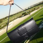 Gizem Emre Instagram - At the Races with @longchamp in Paris. Can’t wait for the next rendezvous #LongchampBoxTrot #ad
