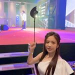 Gladys Tsai Instagram - 主持MG汽車表揚大會🎤 終於和超久不見的情歌王子勢安同台啦！ 再拚一週就要過春節啦～～ 感恩每個工作上幫助我一起合作的夥伴們🥰 💄 @yunnietang_makeup #love #life #work #ceremony #singer #dress #mc #host #car #生活 #工作 #日常 #主持 #主持人 #典禮