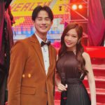 Gladys Tsai Instagram - 萬達集團尾牙主持🎤 跨國大企業就是霸氣 摸彩毫不手軟 獎金一包都是幾十萬的發 讓中獎上台的同仁都笑哈哈🥰 而且大人小孩全都照料 小朋友人人都能跟董事長領紅包🧧 謝謝萬達最可愛又熱情的大神們🥰 #感謝帥哥搭檔彥澤跟你合作超開心 @zachlu0911 #love #life #work #dress #party #singer #mc #host #生活 #工作 #主持 #主持人 #尾牙 #禮服