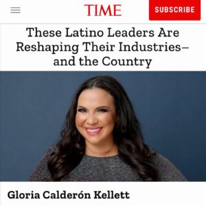 Gloria Calderón Kellett Instagram - Oh my heck! Proud to be included in the 2023 TIME Latino Leaders list. @time Link in my stories.