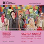 Gloria Carrá Instagram - @gloria_carra llega a Montevideo con su banda @coronadosdegloriaok dentro del Ciclo MAREA 💥 📅 Viernes 15 de diciembre ⏰ 21:00 🎟 Entradas a la venta en Abitab, Redpagos, Tickantel y boletería de la Sala Con melodías que matizan improntas gitanas, una armonía de sonidos irreverentes que escapan a las convencionalidad del rock y pop actuales, Coronados de Gloria propone una vivencia única en un clima intimista; no sólo es un deleite para los oídos sino también una cautivante experiencia visual por su más que atractiva presencia escénica. Artista invitada @lanaprada MAREA es el ciclo de mujeres y disidencias de la música y el audiovisual de la Sala Zitarrosa que este año va por su tercera edición. @imcultura