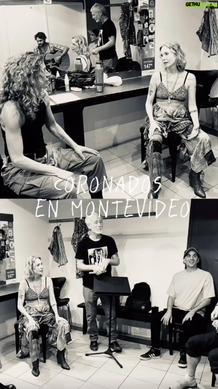 Gloria Carrá Instagram - Recuerdos que nos quedaron de nuestra visita a Montevideo 🇺🇾 Compartimos todos estos momentos inolvidables que ya son de ustedes hasta que nos volvamos a encontrar ✨ Los coronados de gloria esperamos volver prontito para Uruguay, gracias por su cálida bienvenida y por empaparse de nuestras canciones 🥰 Gracias a quienes nos acompañan en este camino Nuestra invitada de lujo @lanaprada Las fotos son de @lusrocks @sala_zitarrosa @canessacecilia Vestuario @fercaride.st