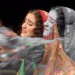 Golab Adine Instagram - سال و ماه به همين سرعت مى گذرد . اى كاش به خوشى بگذرد. سال پيش ١٥ آبان "پرده خانه" را به صحنه برديم .شب هايي پر از بيم و اميد ، اشك و خنده هاى پر غصه #نورا_هاشمى#مانيا_عليجانى#گروه_تئاتر_مرواريد#نمايش_پرده_خانه