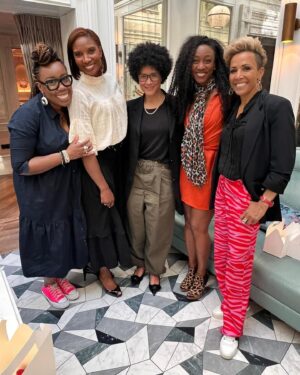 Golda Rosheuvel Instagram - Such an honour to  Celebrate  @realdeniselewis, and @beverleyknight. Women coming together 
to show love and support for one another. 

@botanica_kensington 
@100queensgate Thank you for having us.

@monsoon
@moltonbrown showing the love. 

Big up @karasmith11 for bringing us all together. The love is real. 💋