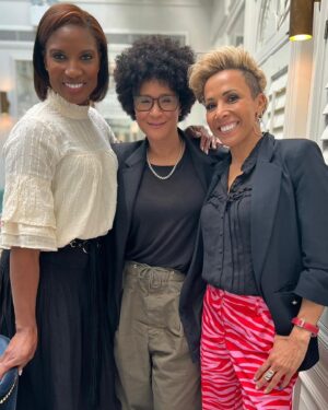 Golda Rosheuvel Instagram - Such an honour to  Celebrate  @realdeniselewis, and @beverleyknight. Women coming together 
to show love and support for one another. 

@botanica_kensington 
@100queensgate Thank you for having us.

@monsoon
@moltonbrown showing the love. 

Big up @karasmith11 for bringing us all together. The love is real. 💋