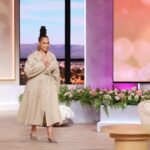 Golda Rosheuvel Instagram - Had the best time chatting with @iamjhud. @jenniferhudsonshow My hart was full to the brim, topped up by a beautiful surprise message from @shondarhimes ❤️ Big love to both these sensational women. Thank you. Coat @palmerharding Shoes @rejinapyo Earrings @korblossom The Team @theledecompany @jasonrembert @dionnesmithhair @makeupbyejgregory