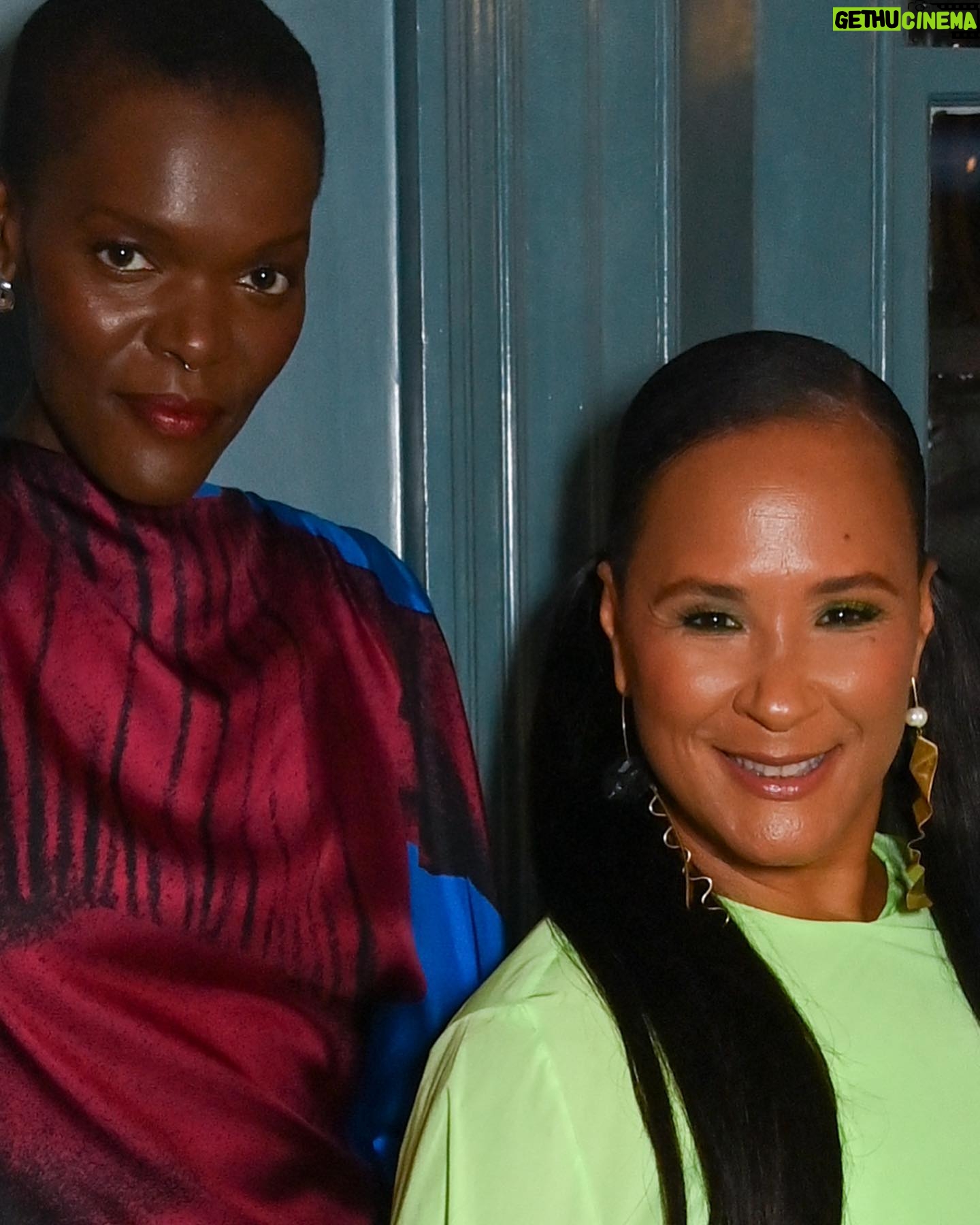 Golda Rosheuvel Instagram - What a celebration! Thank you @roksandailincic and @montrose_london An intimate dinner, celebrating Roksanda’s Ilincic’s Spring Summer 2024 show and the partnership with @montrose_london Montrose. A joy to hang with @sheilaatim and the divine @archhades The Team @dionnesmithhair @joyadenuga @7evenmanagement 📸 @davebenett ❤️❤️❤️❤️❤️