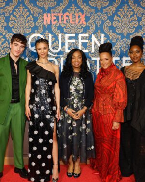 Golda Rosheuvel Instagram - National Museum of African American History and Culture. @smithsonian 

Wearing : @alietteny 
Shoes: @kalda_shoes 
Jewellery: @dinosaur_designs 

Style: @georgmedley Hair: @dionnesmithhair Makeup: @kennethsohmakeup