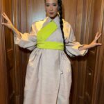 Golda Rosheuvel Instagram - Bridgerton Press day. Thank you to @roksandailincic for the look. ❤️ @jasonrembert @dionnesmithhair @kennethsohmakeup Jewellery @fernandojorge Shoes @louboutinworld #family