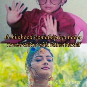 Gomathi Priya Instagram - If Childhood Gomathipriya had a conversation with herself 🤩
Just a different try 🤩
@priyabalakumaran_gp 
#priyabalakumaran #priya #gomathi #priyabalakumaran_gp #gomathipriya #gp #gomathians #nothigbutpriya #gomathians💖 #priyabalakumaran