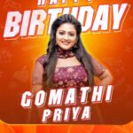 Gomathi Priya Instagram - Wishing Charming & Glamorous Actress #GomathiPriya a very Happy Birthday 🥳🥳 #HBDGomathiPriya #HappyBirthdayGomathiPriya #ZeeTelugu @priyabalakumaran_gp