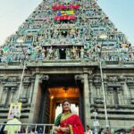 Gomathi Priya Instagram - My first ever Pongal celebration in Chennai My longtime wish to #kapaleeshwarartemple Special love to @shanthinimathivanan We do not remember days, we remember moments. #wellspent #devotional #vibes #moments #memories #blessed #temple #god #pongal #celebration #kapaleeshwarartemple #shivan #amman #shanthini #gomathipriya #priyabalakumaran #priyabalakumaran_gp #gp #nothingbutpriya #mylapore #filtercoffee #kovil #kovilprasadham #traditional #sareelove #red #green #2024 Saree @clothingstorebymithra Bangles @adee_bangles