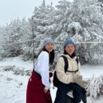Gong Min-jeung Instagram - 새해 복 많이 받으세요! 한라산의 새하얀 깨끗한 기운 담아 전합니다. 제주 with 새벽