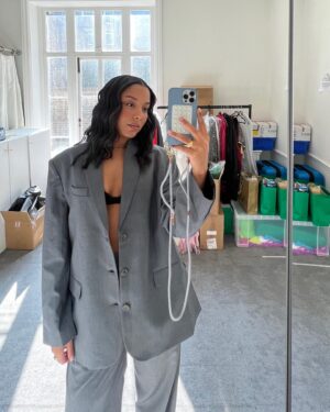Grace Carter Instagram - standing on bizniz