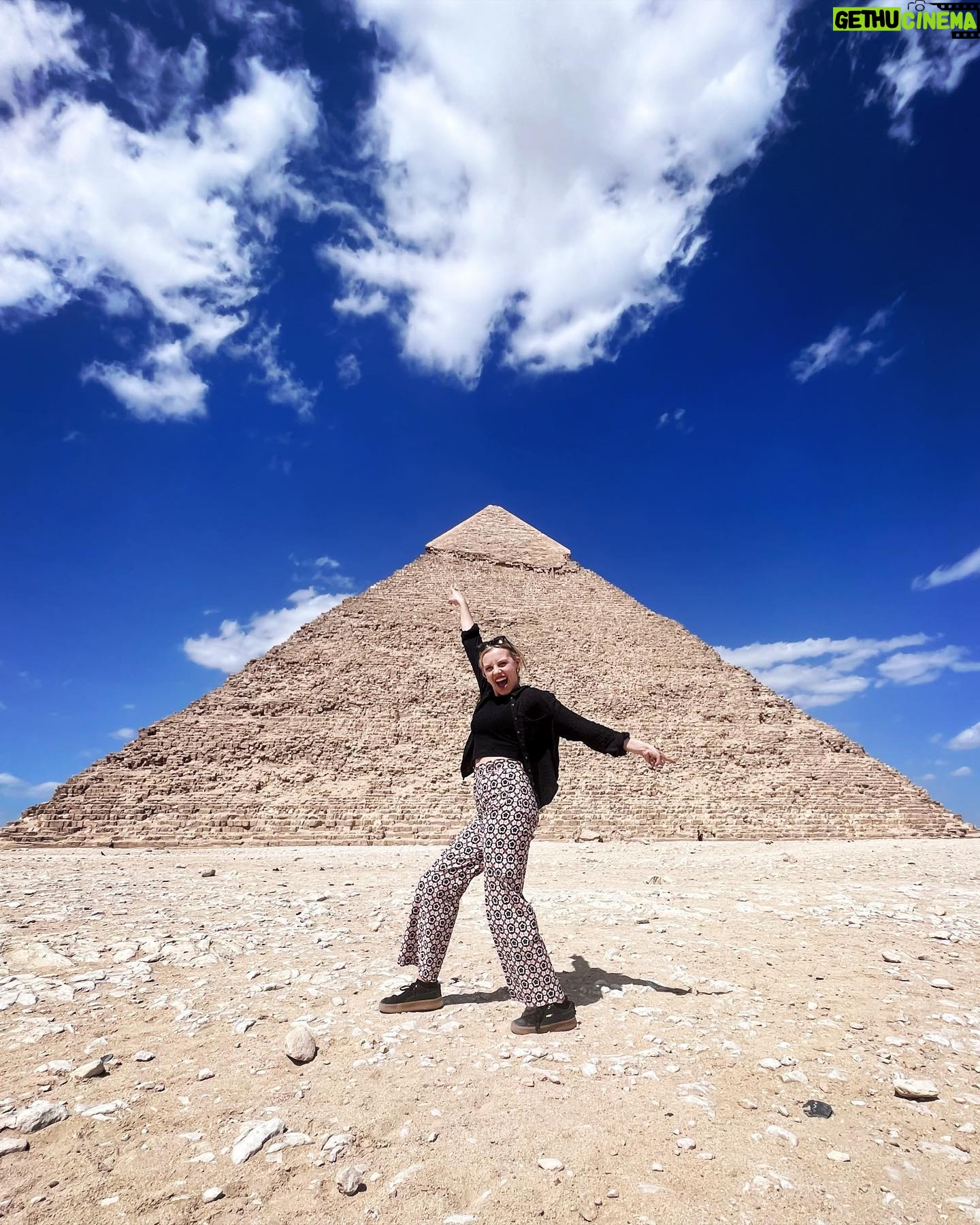 Gracie Dzienny - 14.3K Likes - Spent the week eating dessert in the desert 🐪 In awe of Cairo- the beauty, the history, the kindness of the people we met along the way. Big wow!