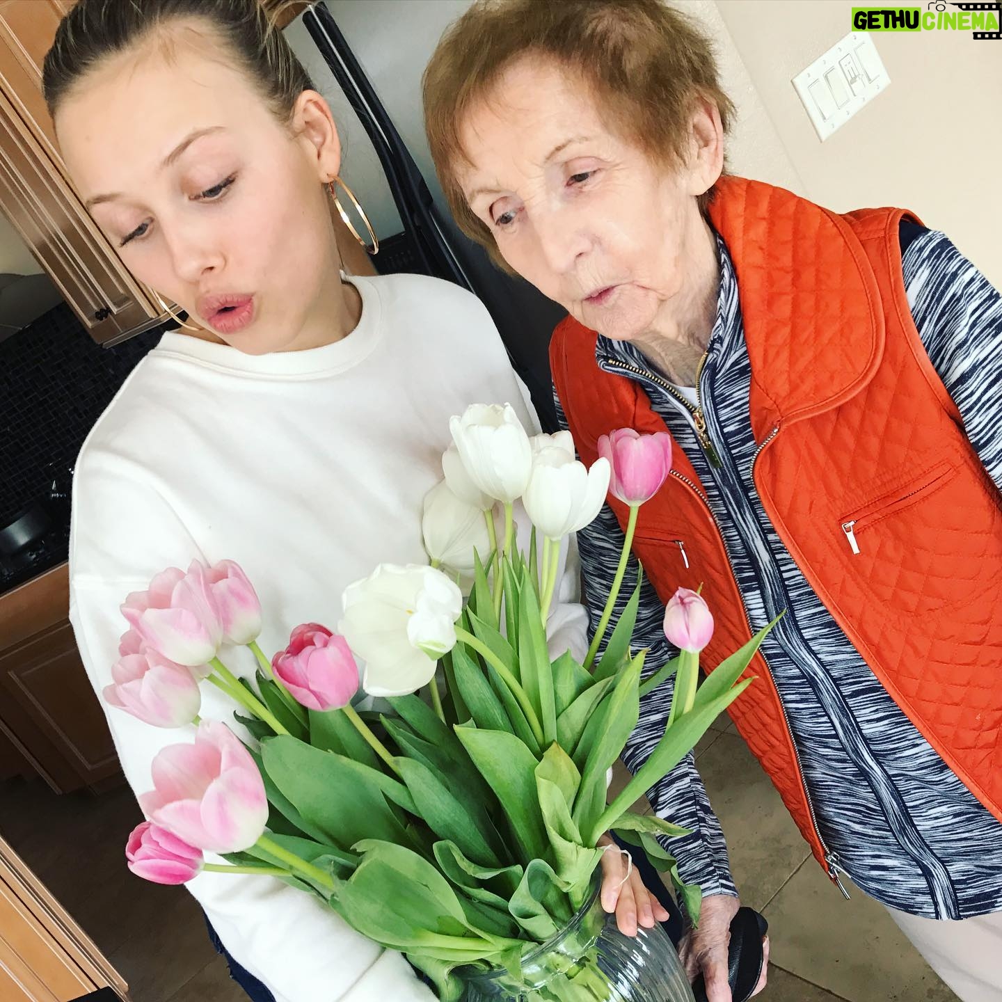 Gracie Dzienny - 16.6K Likes - Today we say goodbye to our incredible Grandma Una. It’s difficult to imagine a world without my little Irish good luck charm. A world absent of her Una-isms and love of small beautiful things. She had a strength that filled me with such pride. She was the most loving, the most generous, and just the most fabulous. I can’t believe that I got to call her mine and will love her “mieces to pieces” forever and always. ☘️