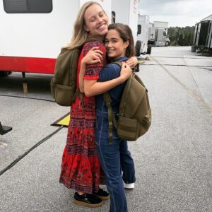 Gracie Dzienny Instagram - one more batch of bts for ya 😘 #firstkill