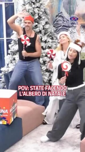 Grecia Colmenares Instagram - Posted @grandefratellotv Con questo mood oppure non si fa 🎄💫🛷 #grandefratello