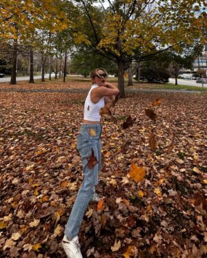 Greer Grammer Instagram - spotted: california girl getting a glimpse of fall 🍂